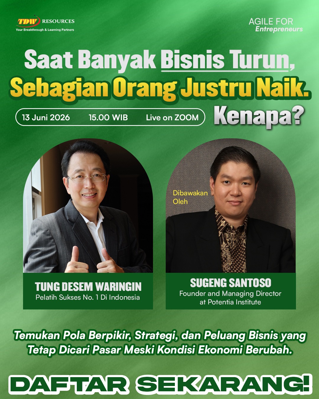 AGILE FOR ENTREPRENEURS