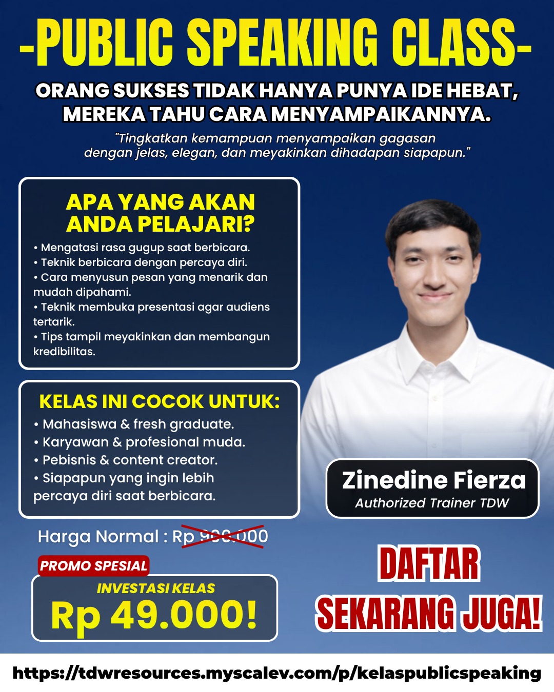 KELAS PUBLIC SPEAKING
